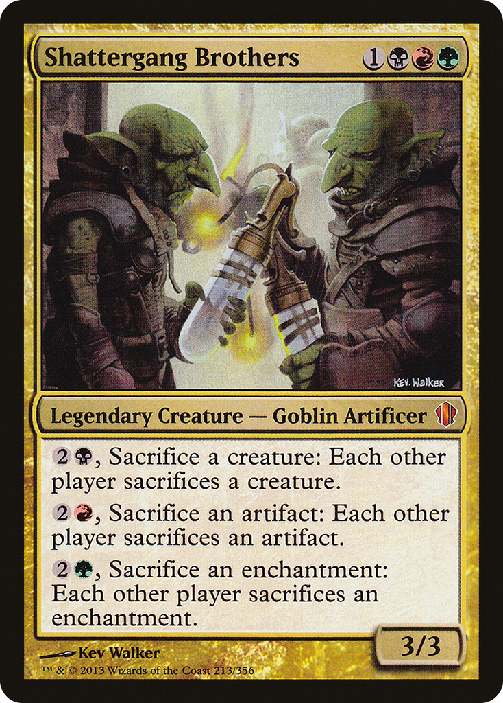 Magic: The Gathering - Shattergang Brothers - Commander 2013