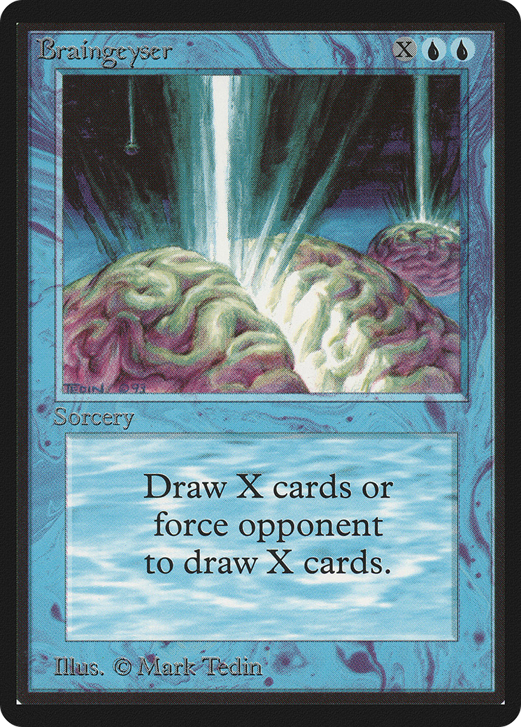 Magic: The Gathering - Braingeyser - Limited Edition Beta