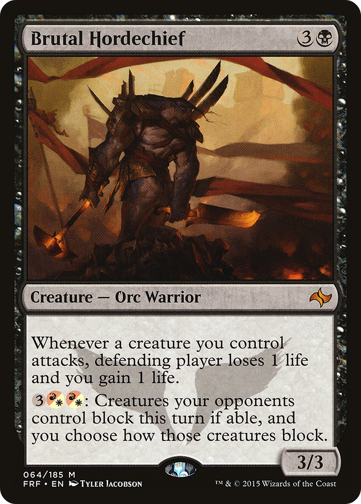 Magic: The Gathering - Brutal Hordechief - Fate Reforged