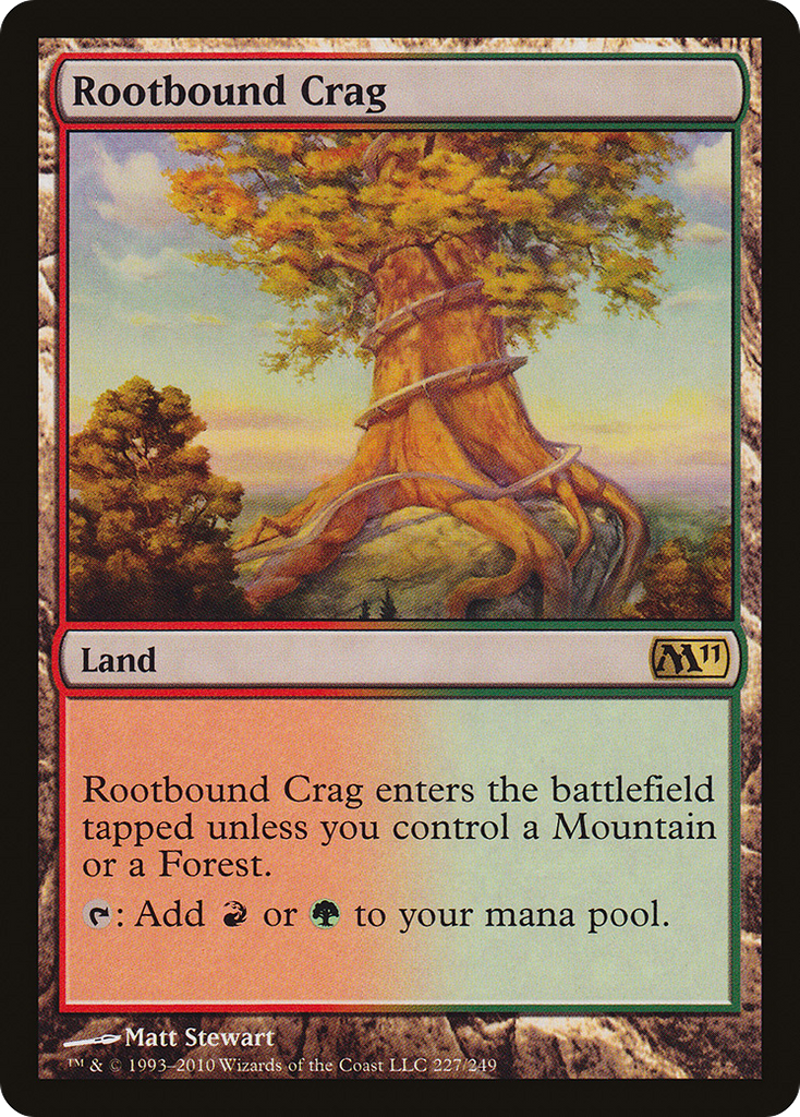 Magic: The Gathering - Rootbound Crag - Magic 2011