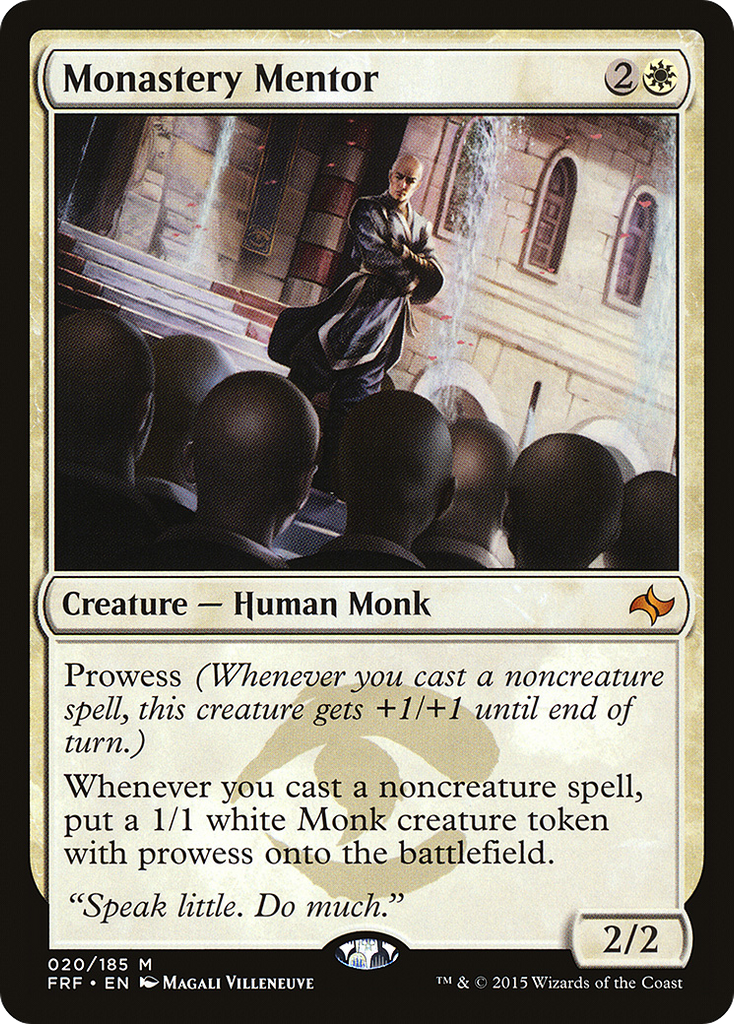 Magic: The Gathering - Monastery Mentor - Fate Reforged