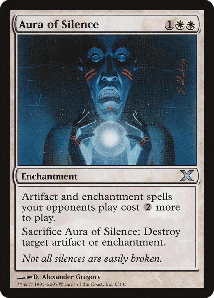 Magic: The Gathering - Aura of Silence - Tenth Edition