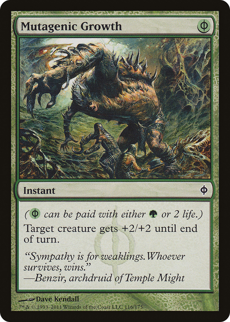 Magic: The Gathering - Mutagenic Growth - New Phyrexia
