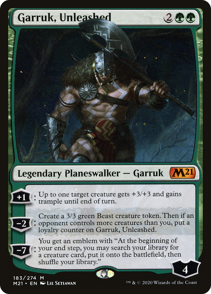 Magic: The Gathering - Garruk, Unleashed - Core Set 2021