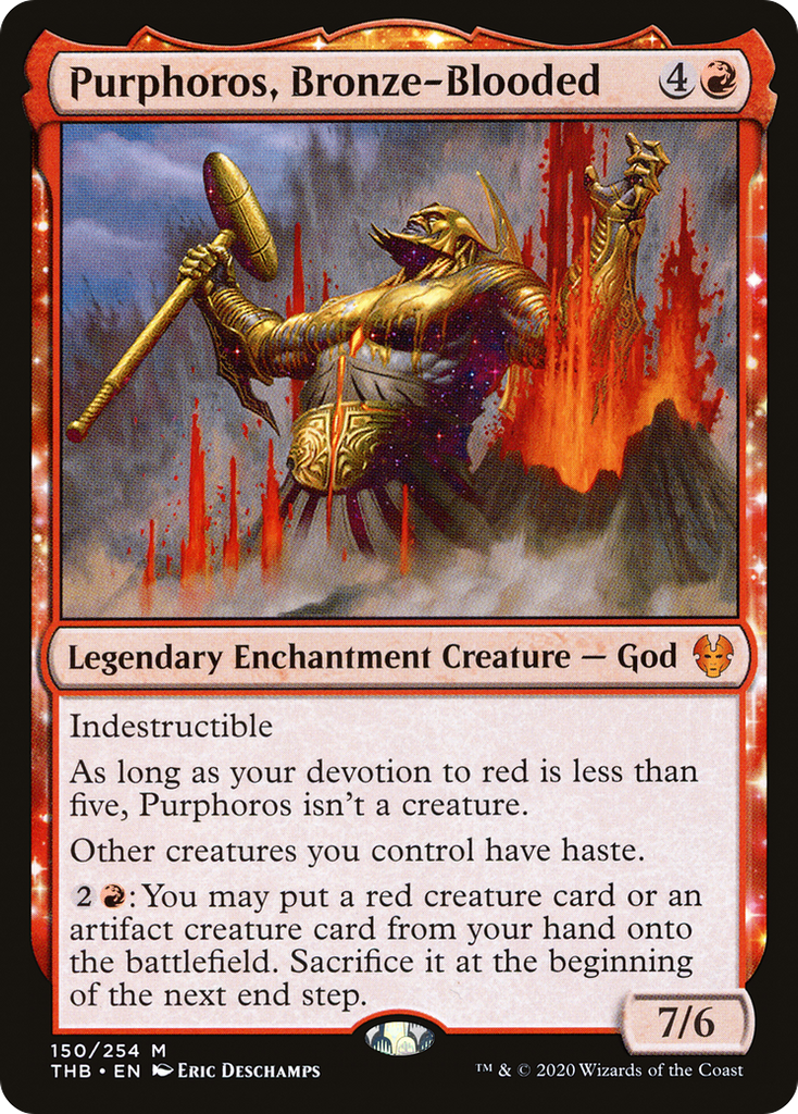 Magic: The Gathering - Purphoros, Bronze-Blooded - Theros Beyond Death