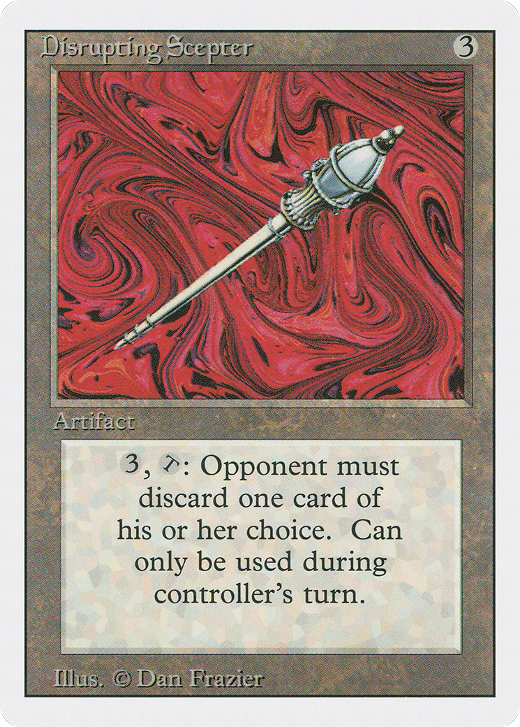 Magic: The Gathering - Disrupting Scepter - Revised Edition