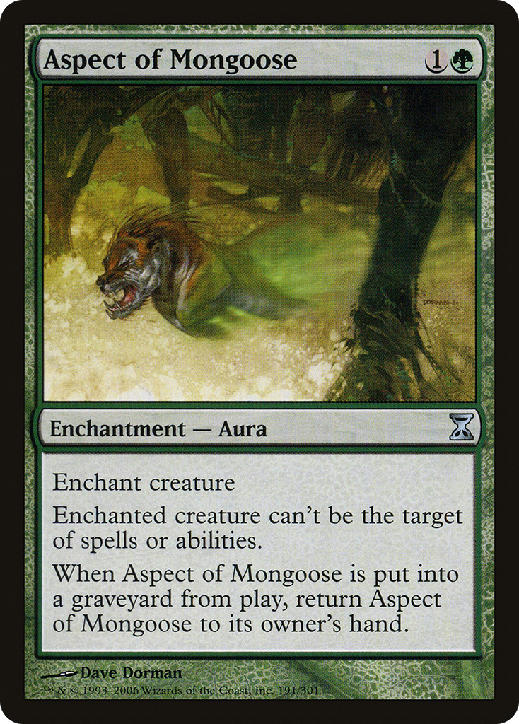 Magic: The Gathering - Aspect of Mongoose - Time Spiral