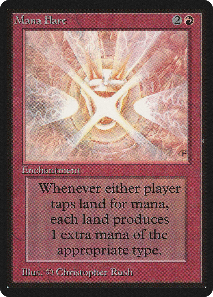 Magic: The Gathering - Mana Flare - Limited Edition Beta