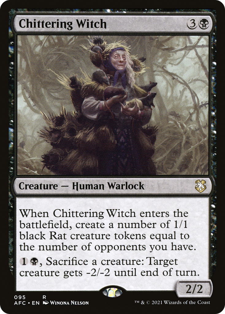 Magic: The Gathering - Chittering Witch - Forgotten Realms Commander