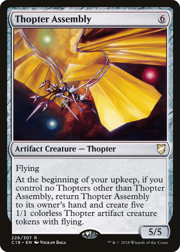 Magic: The Gathering - Thopter Assembly - Commander 2018