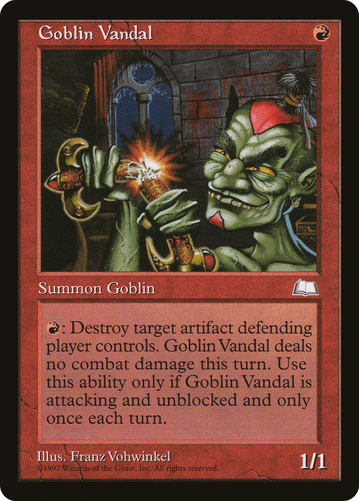 Magic: The Gathering - Goblin Vandal - Weatherlight