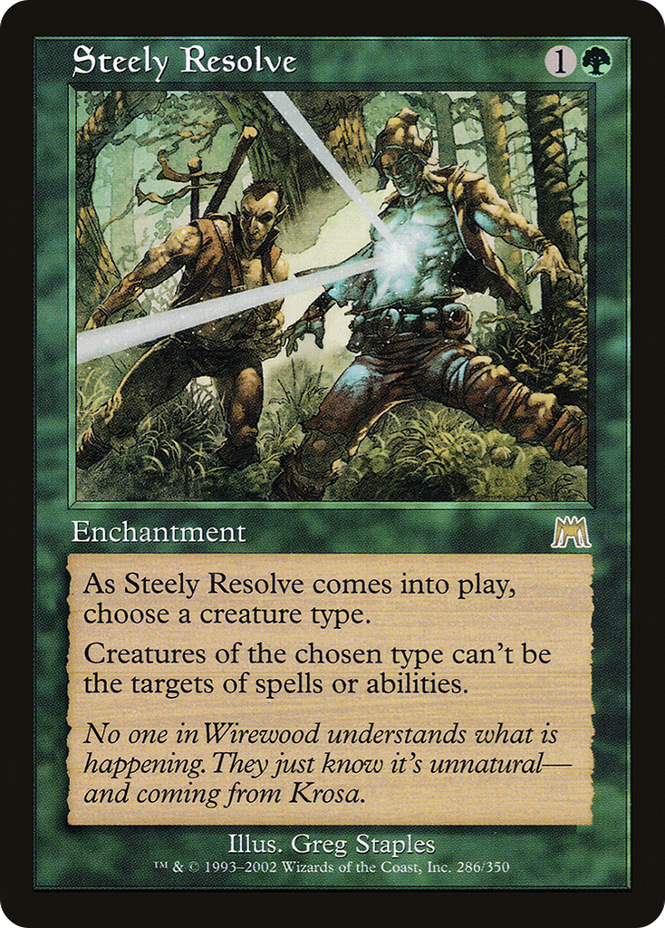 Magic: The Gathering - Steely Resolve - Onslaught