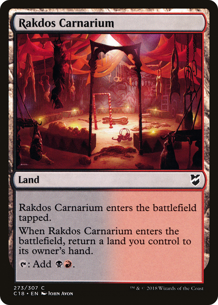 Magic: The Gathering - Rakdos Carnarium - Commander 2018