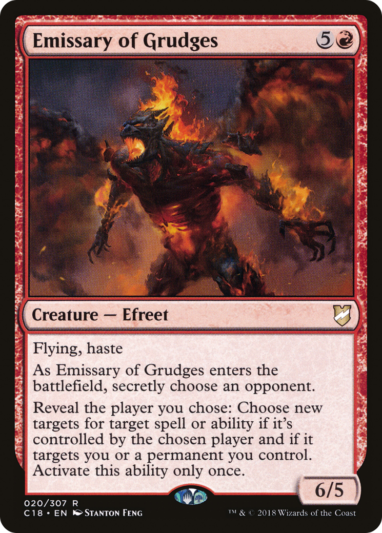 Magic: The Gathering - Emissary of Grudges - Commander 2018