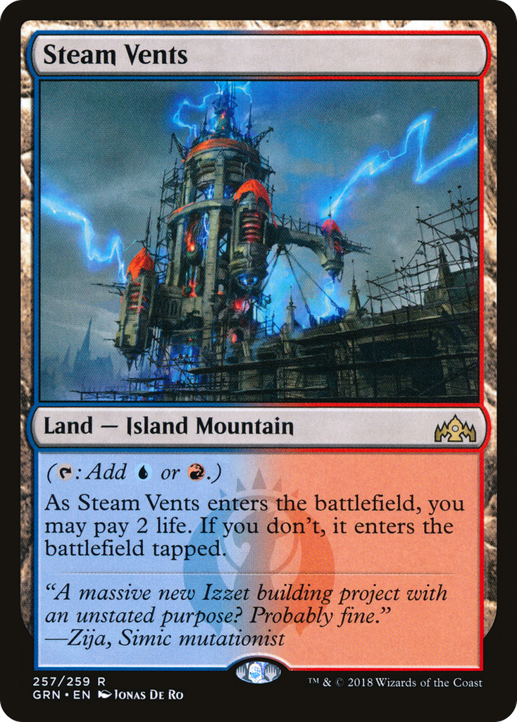 Magic: The Gathering - Steam Vents - Guilds of Ravnica