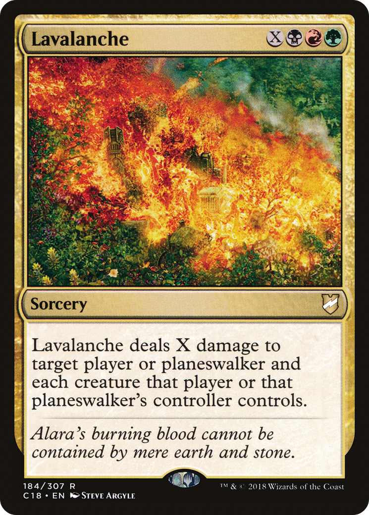Magic: The Gathering - Lavalanche - Commander 2018