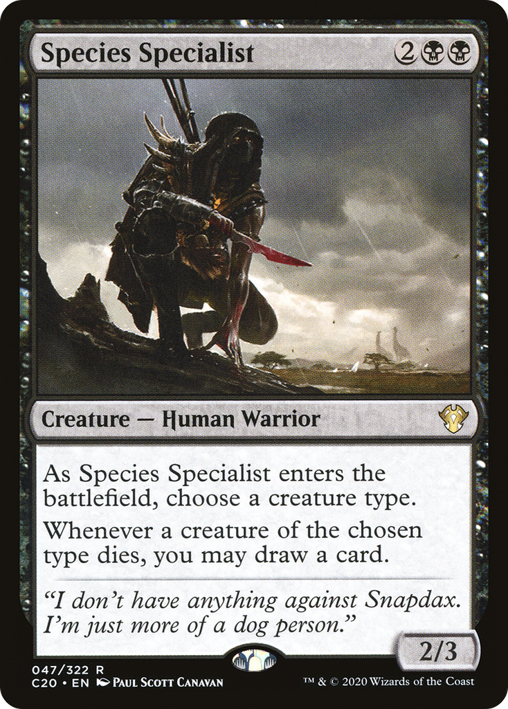 Magic: The Gathering - Species Specialist - Commander 2020
