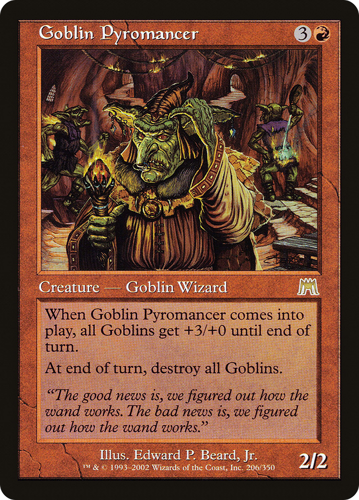 Magic: The Gathering - Goblin Pyromancer - Onslaught