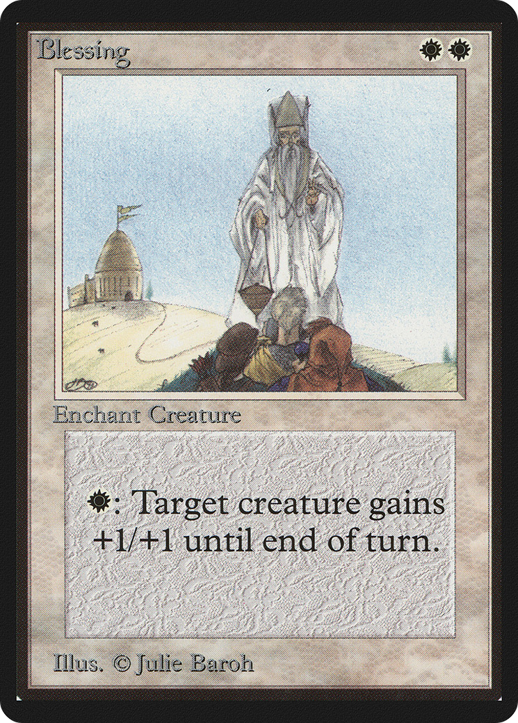 Magic: The Gathering - Blessing - Limited Edition Beta