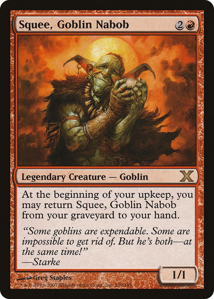 Magic: The Gathering - Squee, Goblin Nabob - Tenth Edition