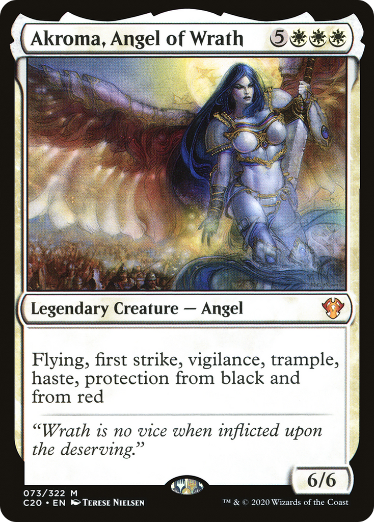 Magic: The Gathering - Akroma, Angel of Wrath - Commander 2020