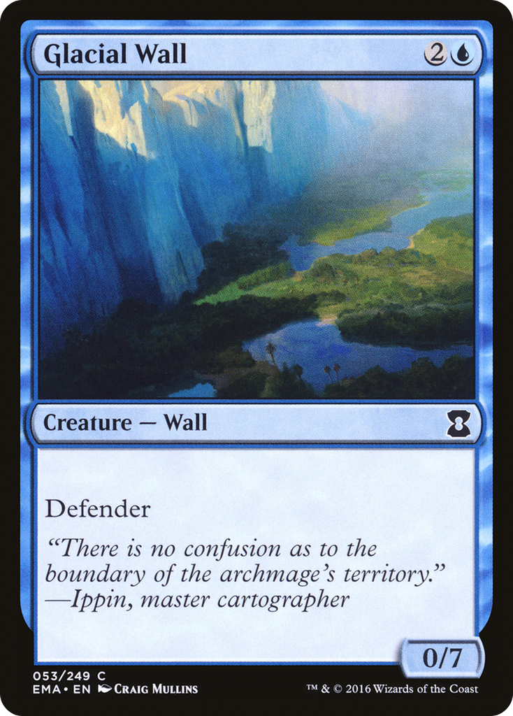 Magic: The Gathering - Glacial Wall - Eternal Masters