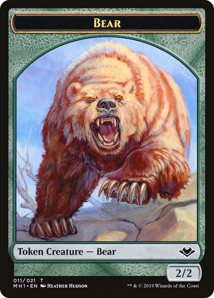 Magic: The Gathering - Bear Token - Modern Horizons Tokens
