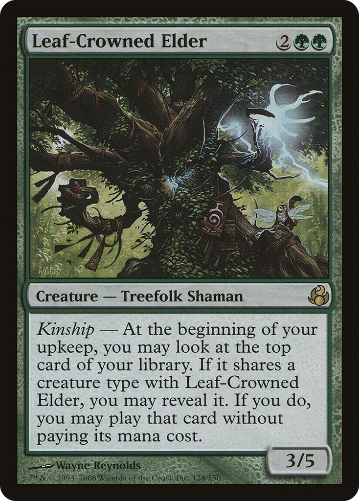 Magic: The Gathering - Leaf-Crowned Elder - Morningtide