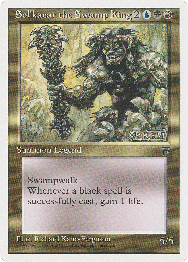 Magic: The Gathering - Sol'kanar the Swamp King - Chronicles