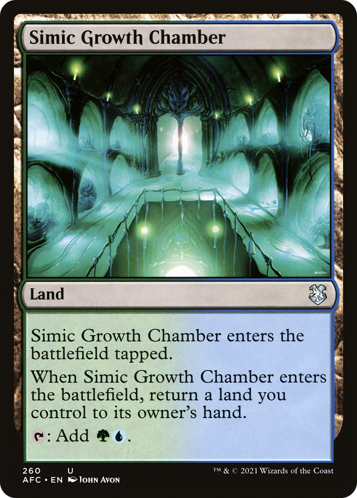 Magic: The Gathering - Simic Growth Chamber - Forgotten Realms Commander