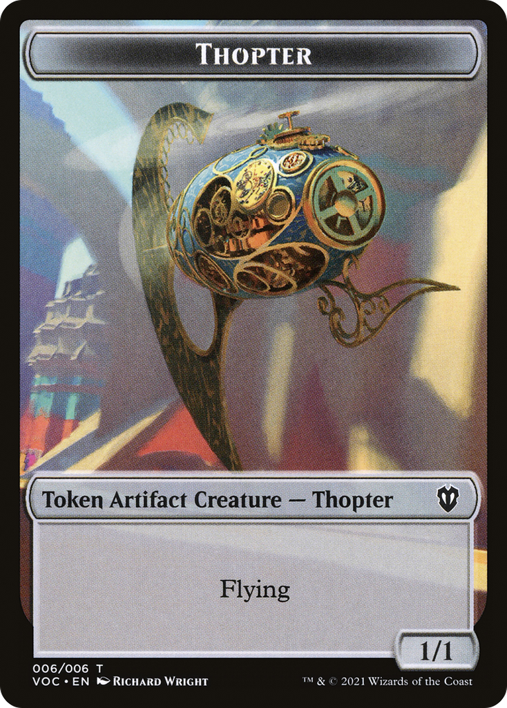 Magic: The Gathering - Thopter Token - Crimson Vow Commander Tokens