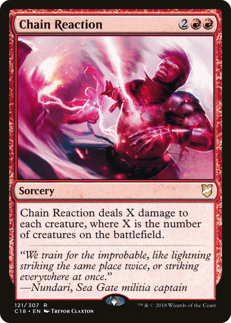 Magic: The Gathering - Chain Reaction - Commander 2018