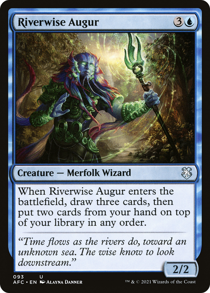Magic: The Gathering - Riverwise Augur - Forgotten Realms Commander