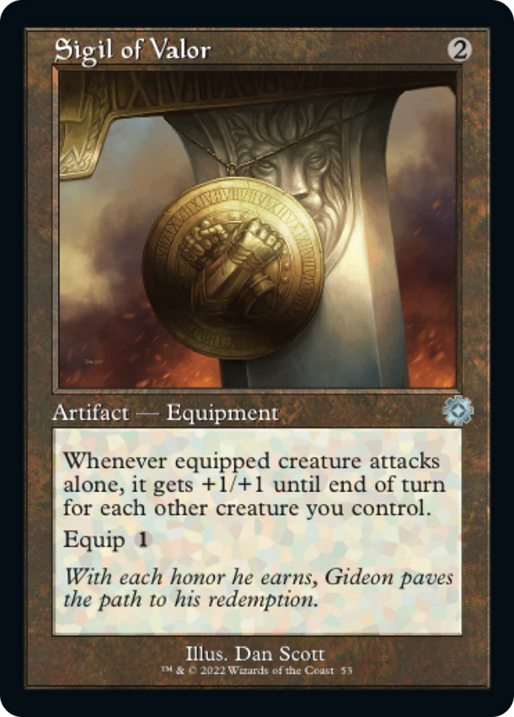Magic: The Gathering - Sigil of Valor - The Brothers' War Retro Artifacts