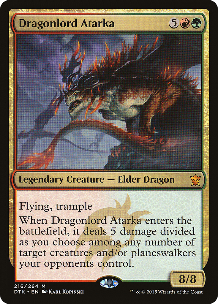 Magic: The Gathering - Dragonlord Atarka - Dragons of Tarkir