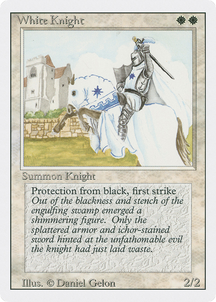 Magic: The Gathering - White Knight - Revised Edition