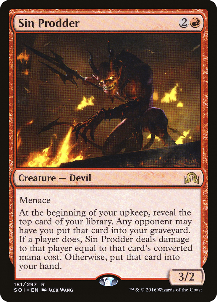 Magic: The Gathering - Sin Prodder - Shadows over Innistrad