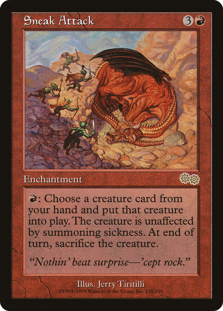 Magic: The Gathering - Sneak Attack - Urza's Saga