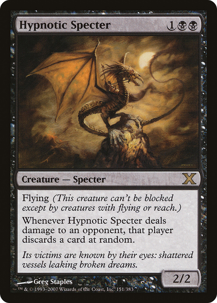 Magic: The Gathering - Hypnotic Specter - Tenth Edition