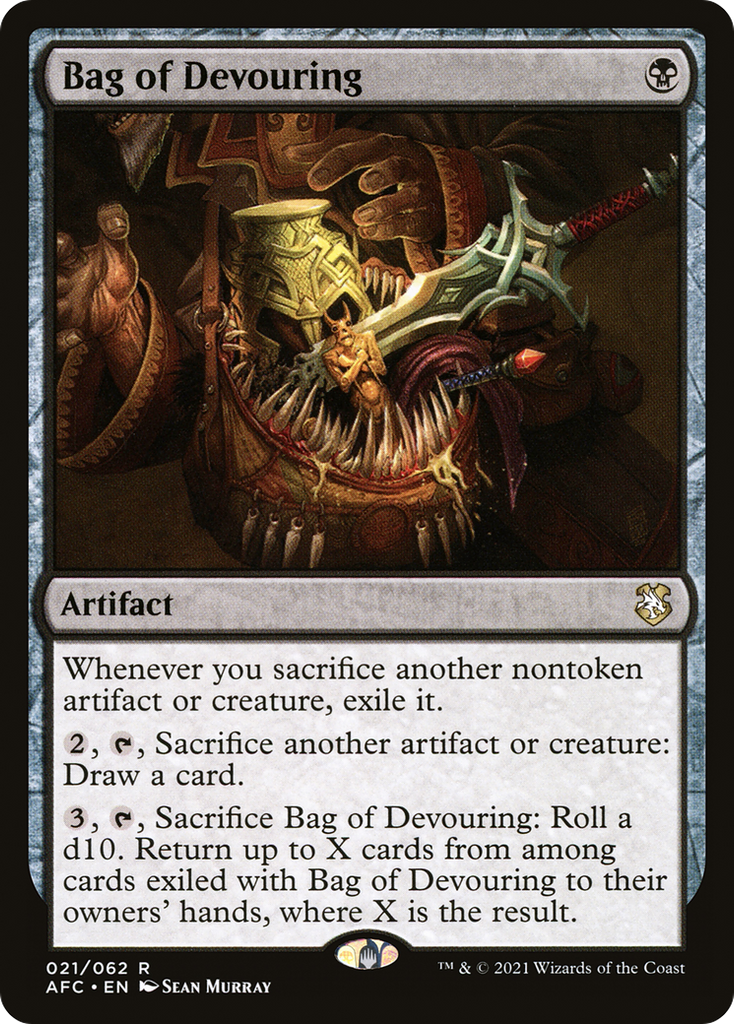 Magic: The Gathering - Bag of Devouring - Forgotten Realms Commander