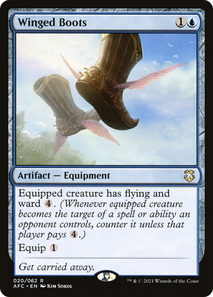 Magic: The Gathering - Winged Boots - Forgotten Realms Commander