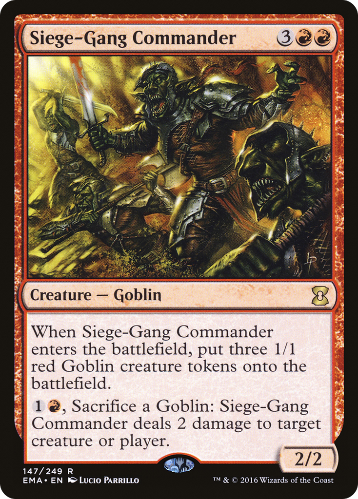 Magic: The Gathering - Siege-Gang Commander - Eternal Masters