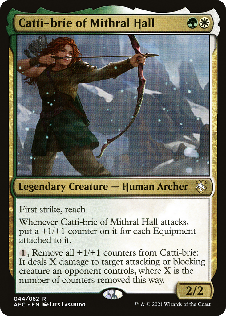Magic: The Gathering - Catti-brie of Mithral Hall - Forgotten Realms Commander
