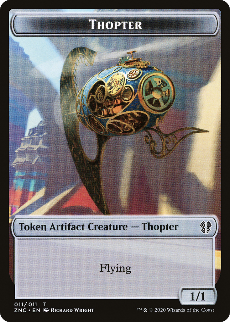 Magic: The Gathering - Thopter Token - Zendikar Rising Commander Tokens