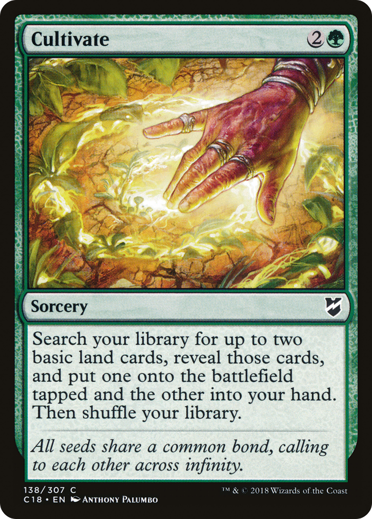 Magic: The Gathering - Cultivate - Commander 2018