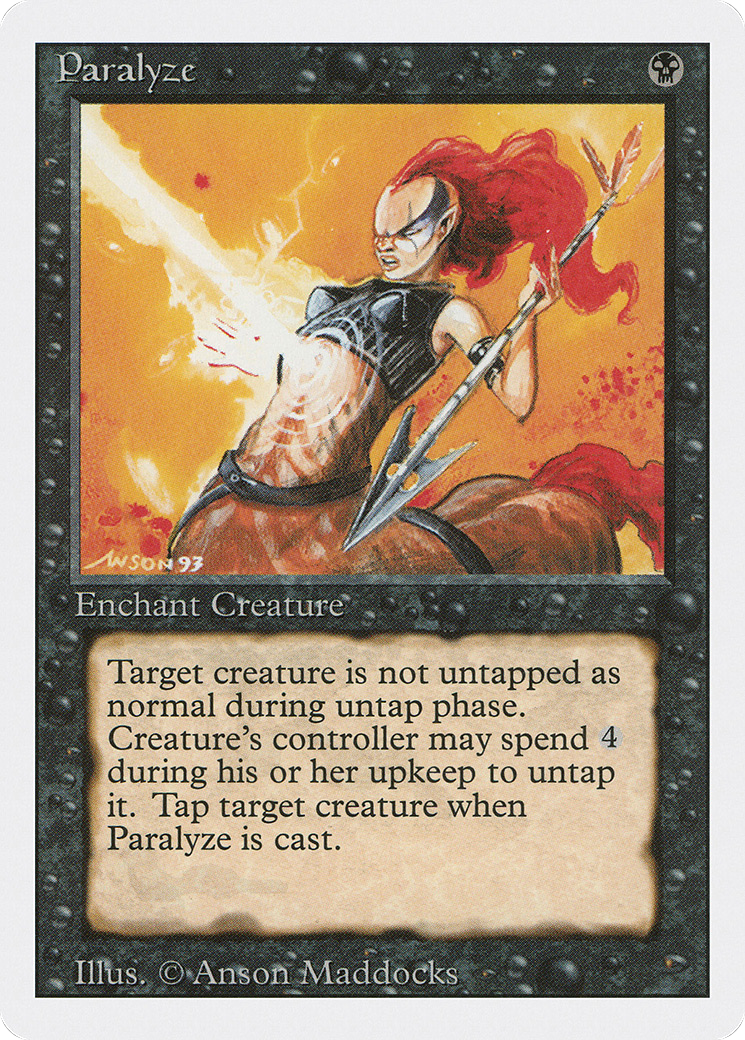 Magic: The Gathering - Paralyze - Revised Edition