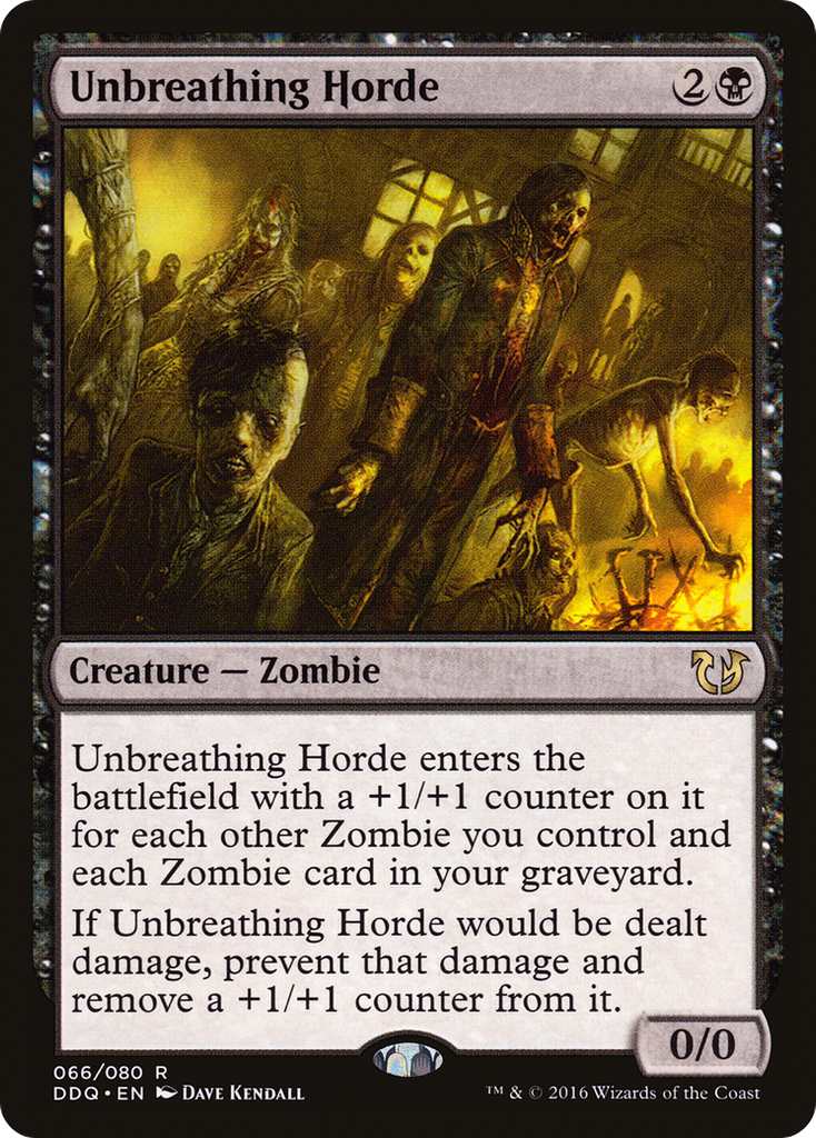 Magic: The Gathering - Unbreathing Horde - Duel Decks: Blessed vs. Cursed