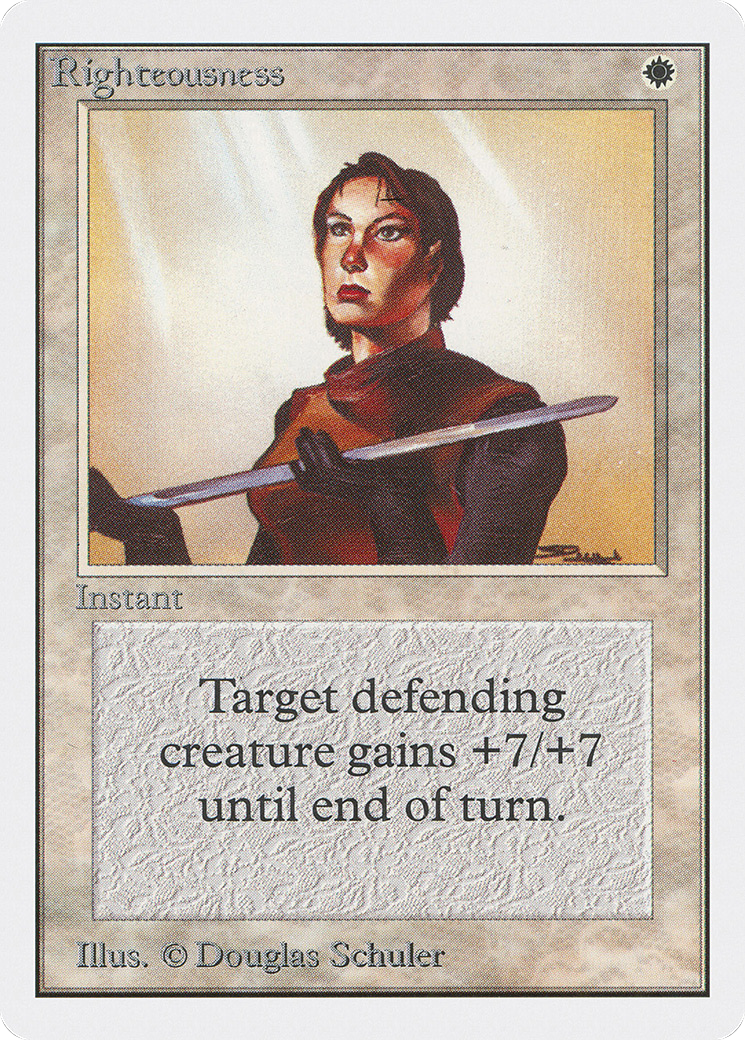 Magic: The Gathering - Righteousness - Unlimited Edition