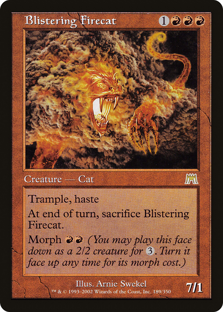 Magic: The Gathering - Blistering Firecat - Onslaught