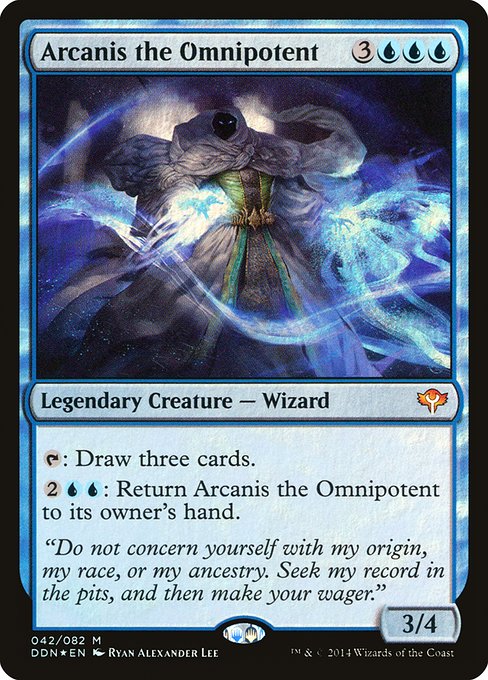 Magic the Gathering - Arcanis the Omnipotent Foil - Duel Decks: Speed vs. Cunning